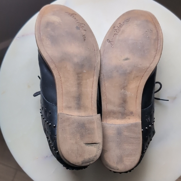 Sam Edelman Jayna Women's Black Studded Oxford Shoes - Picture 3 of 9